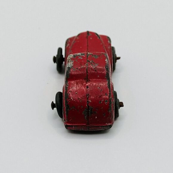 Vintage VTG 1950's BARCLAY Red Coupe Sedan Slush Lead Transport Car 1 5/8" - Picture 4 of 6